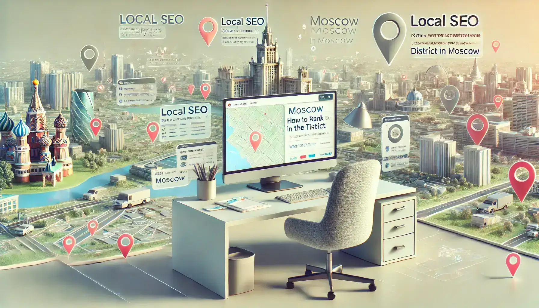 Локальное SEO в Москве: как вывести сайт в топ в своём районе